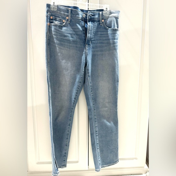 Gap Mid-Rise Split Hem Vintage Slim Jeans, Size 10Short - Picture 5 of 6